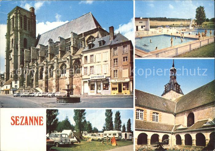 Sezanne Rathaus Schwimmbad Campingplatz Kloster