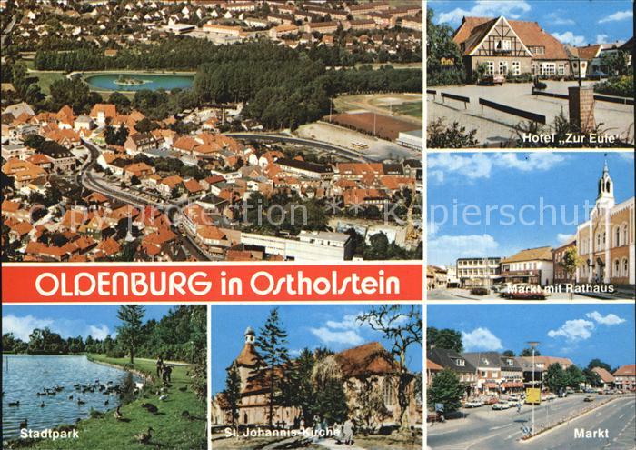 Oldenburg Holstein Hotel Zur Eule Markt Rathaus Stadtpark