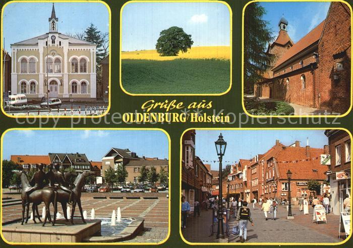 Oldenburg Holstein Pferdedenkmal Rathaus St Johannis