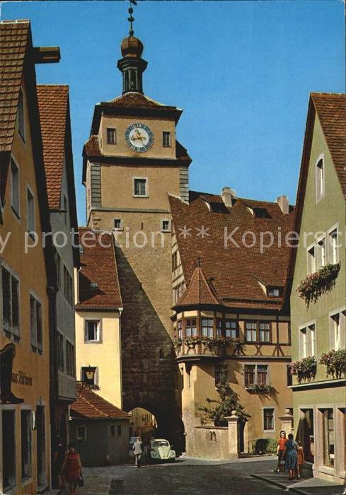 Rothenburg Tauber Weisser Turm