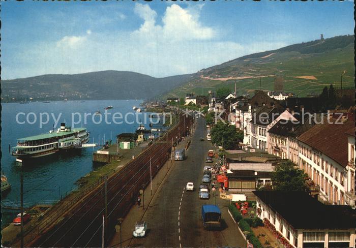 Ruedesheim Rhein Panorama Niederwalddenkmal
