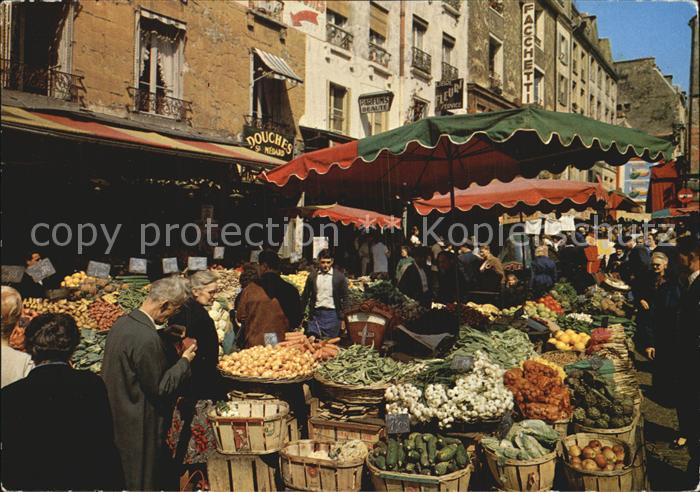 Paris Markt Rue Mouffetard