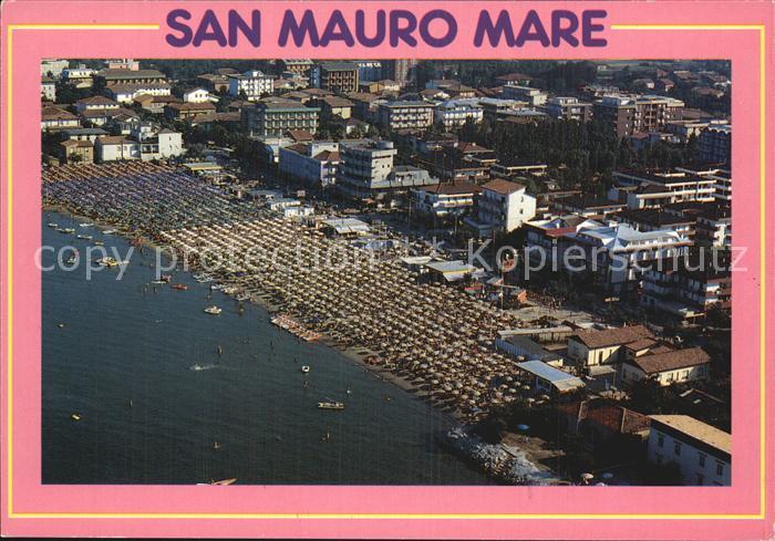 San Mauro Mare Strand Luftaufnahme
