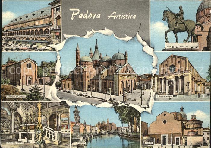 Padova Artistica Piazza Erba Il Saline Capella di Giotto Basilika del Santo