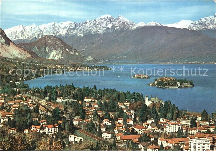 Stresa Lago Maggiore Panorama Luftaufnahme