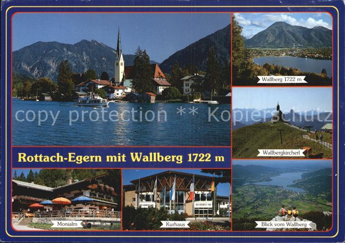 Rottach-Egern See Wallberg Kurhaus Monialm Kircherl