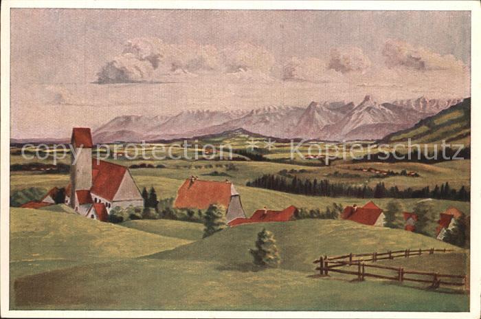 Mittelberg Oy Kuenstlerkarte Winterportplatz Hoehenluftkurort