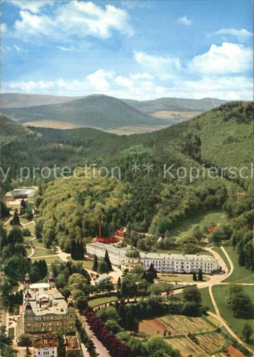 Bad Wildungen Kurviertel Luftaufnahme