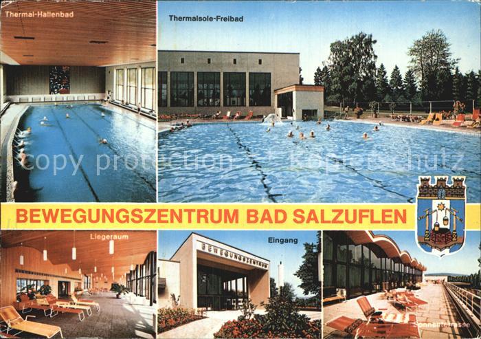 Salzuflen Bad Liegeraum Thermal Schwimmbad Freibad Sonnenterasse Liegeraum