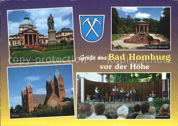 Homburg Bad Kurkonzert Kaiser Wilhelm Bad Elisabeth Erloeser