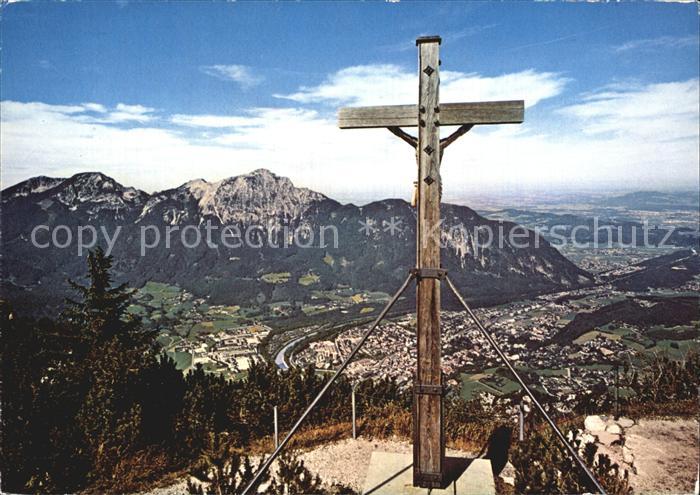 Reichenhall Bad Gipfelkreuz Predigtstuhl Hochstaufen Zwiesel