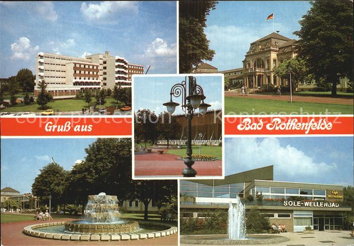 Bad Rothenfelde Sole Wellenbad Springbrunnen Kurklinik