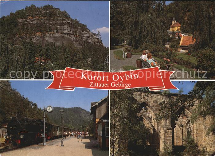 Oybin Sachsen Zittauer Gebirge Bahnhof Dampflok