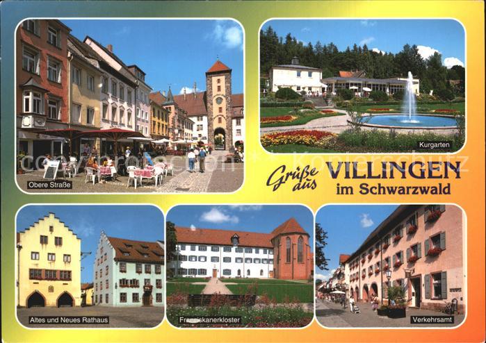 Villingen-Schwenningen Obere Strasse Kurgarten Franziskanerkloster Verkehrsamt R