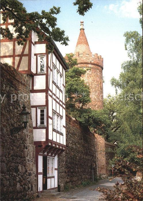 Neubrandenburg Stadtmauer Wiekhaus Fangelturm