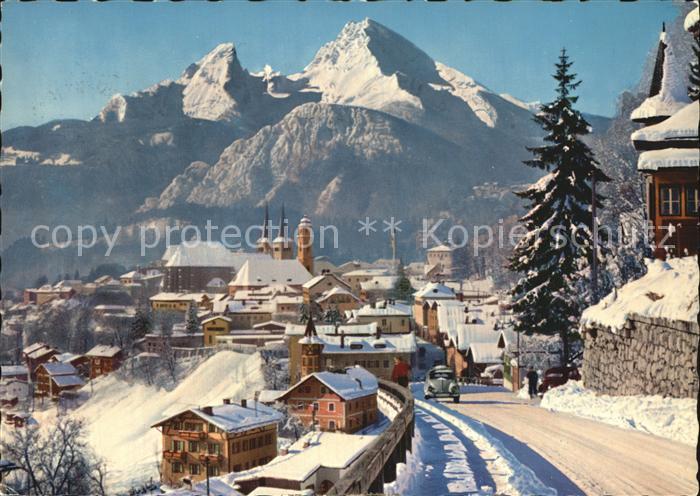 BERCHTESGADEN Bayern Watzmann Winter