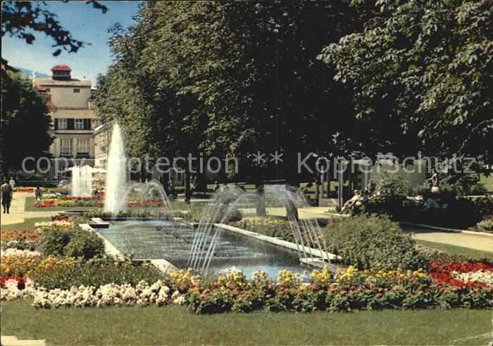 Bad Eilsen Kurpark Fontaenen Allee