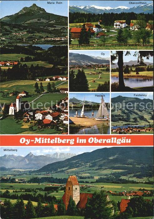 Oy Bad Mittelberg Oberallgaeu Bayern Maria Rain Oberzollhaus Faistenoy Haslach M
