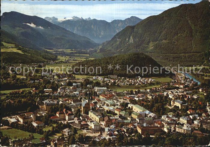 Bad Ischl Salzkammergut Fliegeraufnahme mit Hohem Dachstein