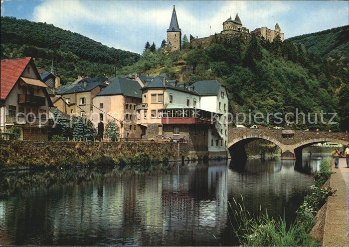 Vianden Chateau Hockelstour et Pont de L Our