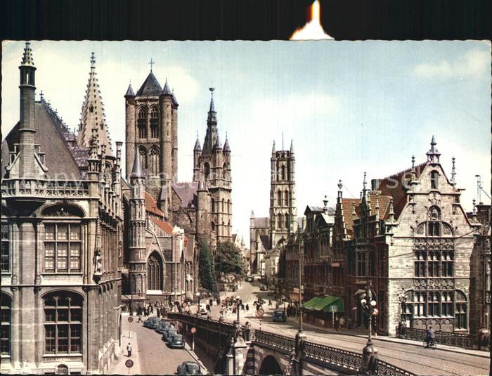 Gent Gand Flandre St. Nicolai-Kirchen Belfried