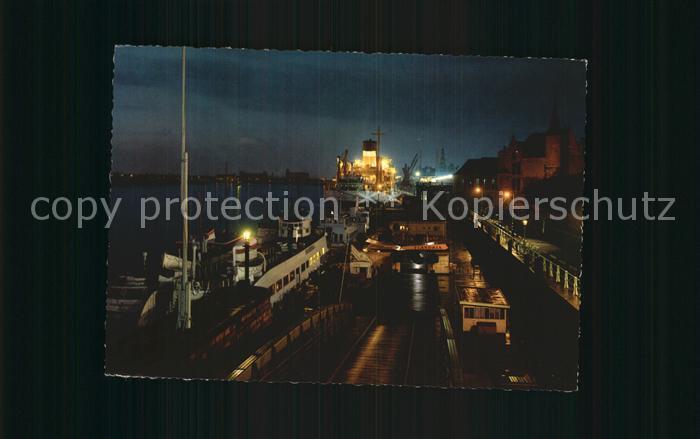 Antwerpen Anvers Die Schelde bei Nacht