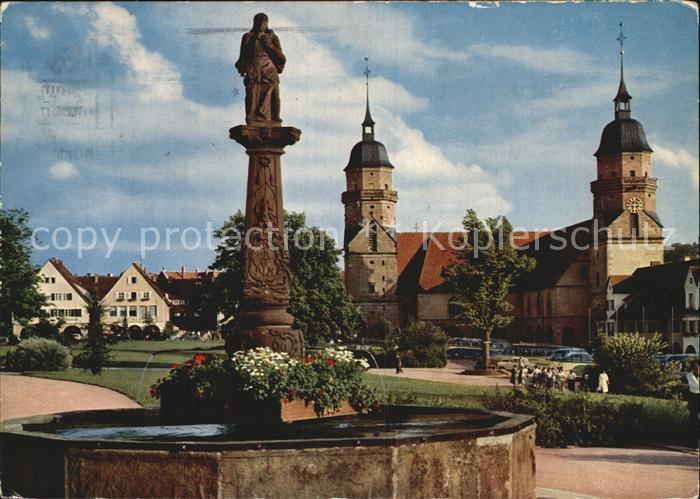 FREUDENSTADT BW Marktplatz und Evangelische Kirche