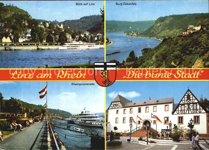 Linz Rhein Burg-Ockenfels Rheinpromenade