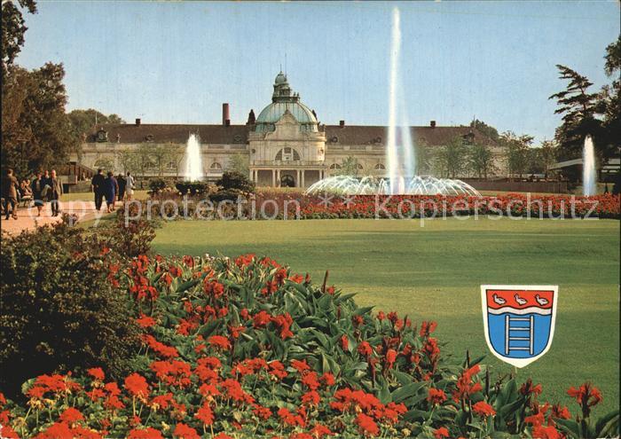 Oeynhausen Bad Kurhaus mit Fontaene