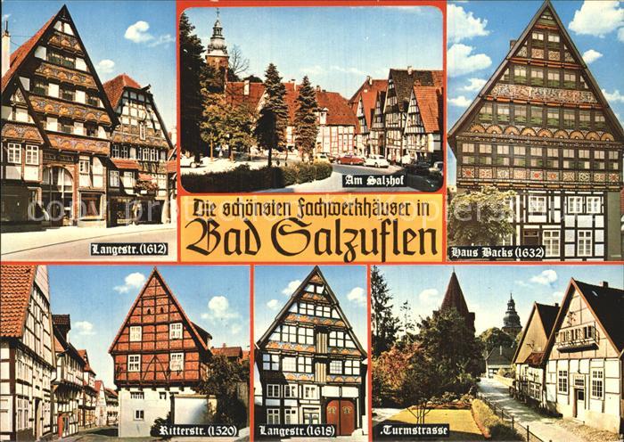 Bad Salzuflen Langestrasse Huas Backs Turmstrasse Ritterstrasse