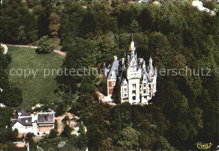 Esneux Fliegeraufnahme mit Schloss