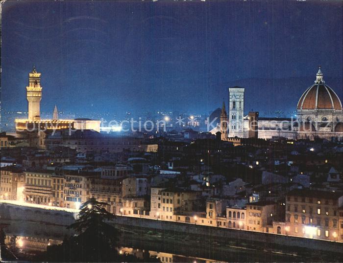 Firenze Florenz bei Nacht