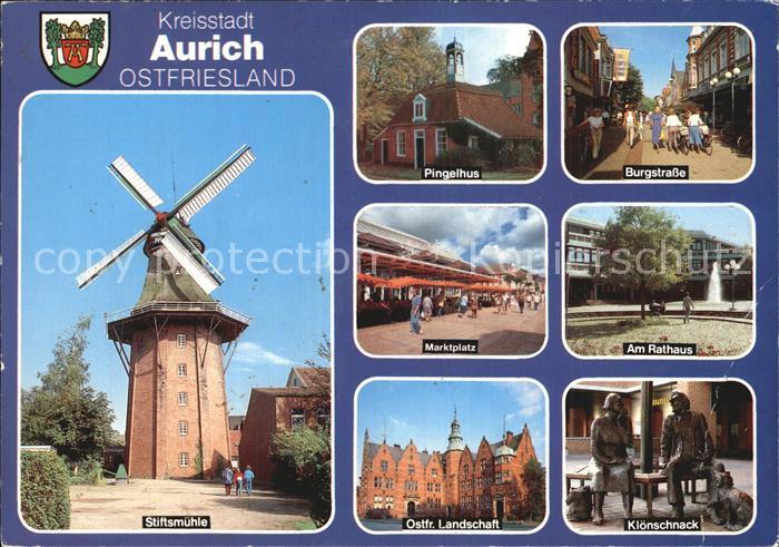 Aurich Ostfriesland Stiftsmuehle Pingelhus Burgstrasse Kloenschnack