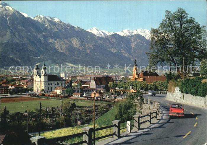 Innsbruck Blick von der Brennerstrasse