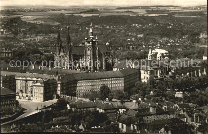 Praha Prahy Prague Hradschin Fliegeraufnahme