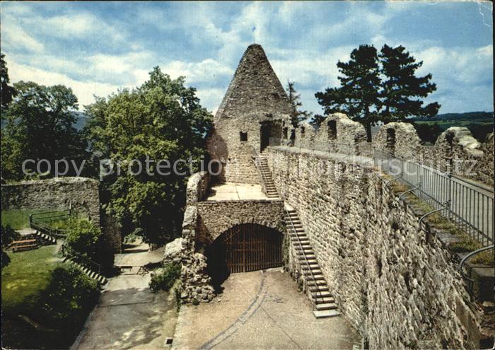 Lindenfels Odenwald im Burghof