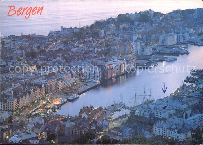 Bergen aan Zee Fliegeraufnahme Hafen