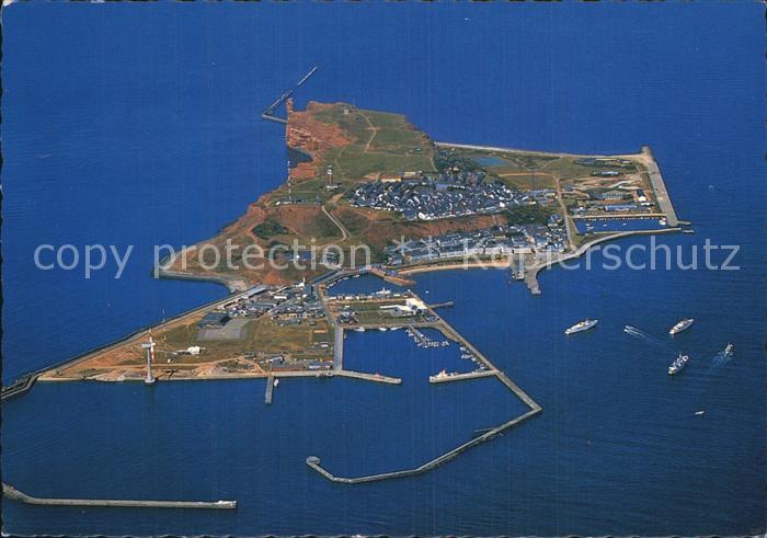 HELGOLAND Insel Schleswig-Holstein Fliegeraufnahme von Sueden