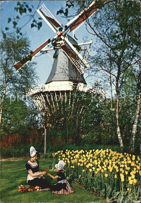 Niederlande Windmuehle Tracht
