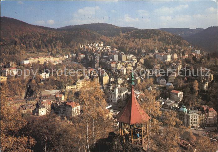 Karlovy Vary Fliegeraufnahme