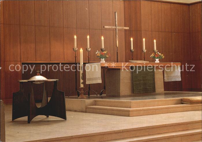 DRESDEN Elbe Lukaskirche innen