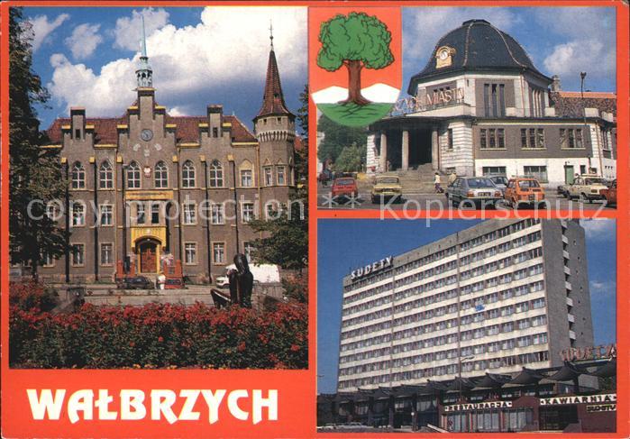Walbrzych Waldenburg Fliegeraufnahme Hotel-Sudety