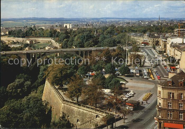 LUXEMBOURG  Luxemburg Place de la Constitution et Boulevard Roosevelt