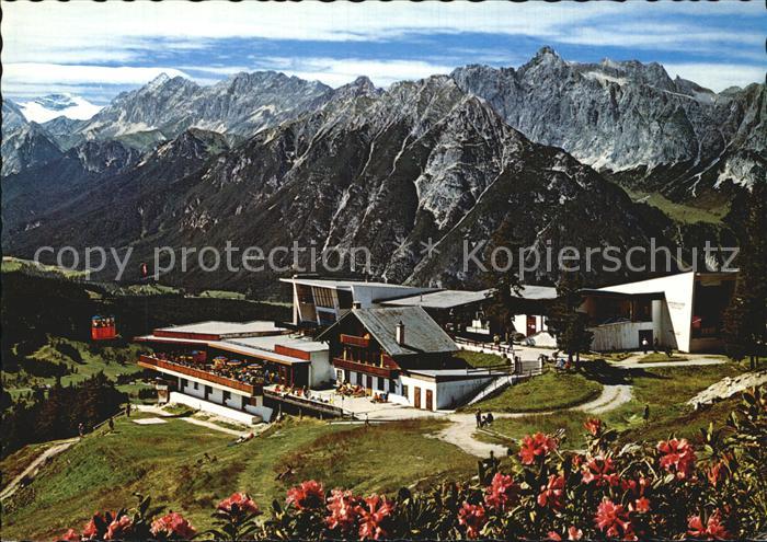 Seefeld Tirol Rosshuette mit Haermelekopf-Bahn