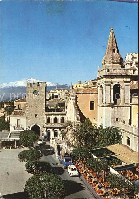 Taormina Sizilien Piazza S. Agostino