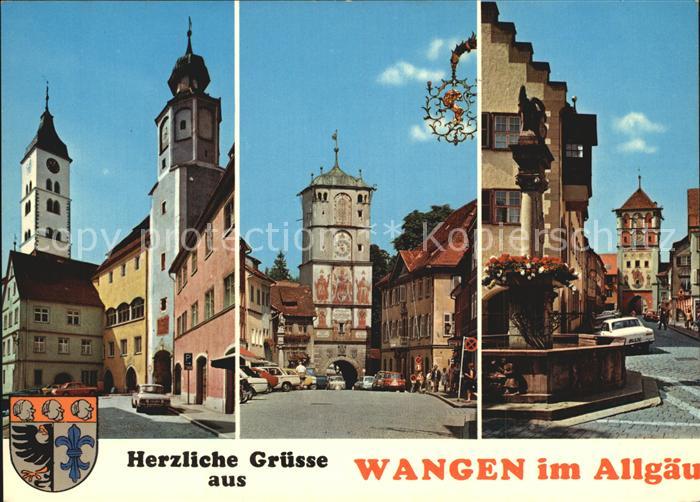 Wangen Allgaeu St. Martins-Kirche Ravensburger- und Lindauer-Tor
