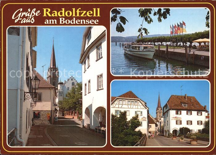 Radolfzell Bodensee Schiffsanlegestelle Ansichten