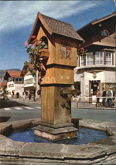 Sonthofen Oberallgaeu Marktbrunnen