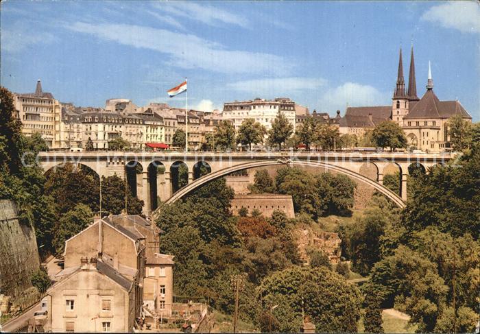 LUXEMBOURG  Luxemburg Pont Adolphe Kathedrale Tal Petrusse