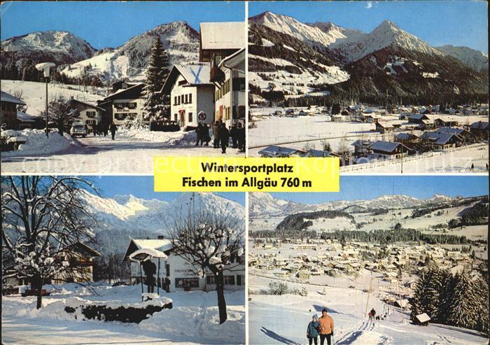 Fischen Allgaeu Winter Skilift Ansichten